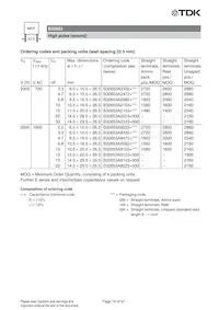 B32652A2821J000 Datasheet Page 18