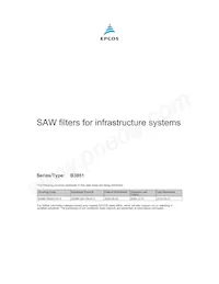 B39881B3851U410 Datasheet Cover