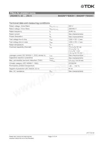 B84299D1630B3 Datasheet Page 3