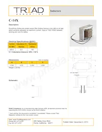 C-14X Datasheet Cover