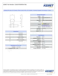 C316C472K5R5HA7301 Datasheet Cover