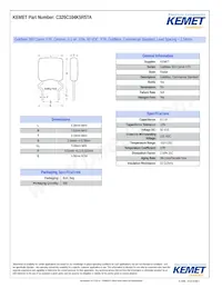 C326C104K5R5TA Datasheet Cover