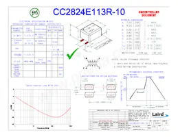 CC2824E113R-10 Datasheet Cover