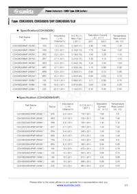 CDH38D09NP-8R2MC數據表 頁面 2