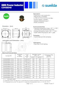 CDH50D48NP-471KC數據表 封面