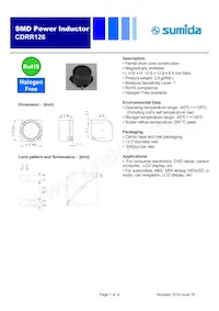 CDRR126NP-150MC Datenblatt Cover