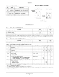CM1411-03CP Datasheet Pagina 2