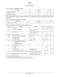 CM1631-08DE Datasheet Page 3