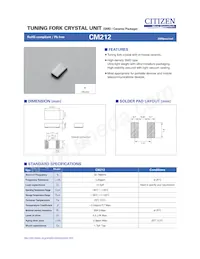 CM21232768EZFT Datasheet Cover