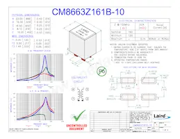 CM8663Z161B-10 Datasheet Cover
