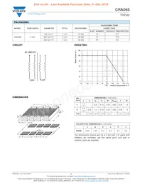 CRA04S08356R2FTD Datasheet Page 2