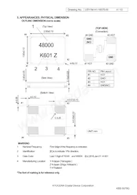 CX2016DB48000E0DLFA1 Datasheet Page 4