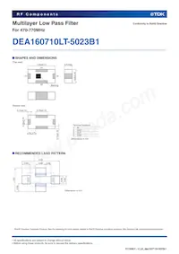 DEA160710LT-5023B1 Datasheet Page 2