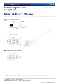 DEA165150HT-8025C2 Datasheet Page 2
