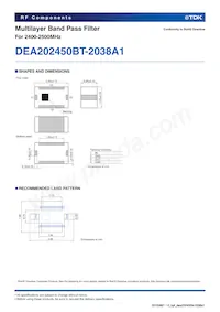 DEA202450BT-2038A1 Datasheet Page 2