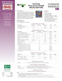 DV75D-012.8M Datenblatt Cover