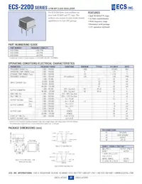 ECS-2200B-320 Datasheet Copertura