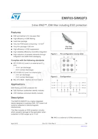 EMIF03-SIM02F3 Datasheet Cover
