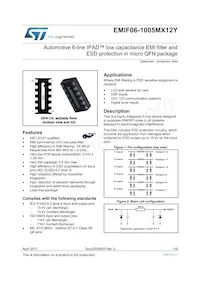 EMIF06-1005MX12Y Datasheet Cover