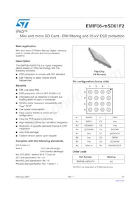 EMIF06-MSD01F2 Datasheet Cover