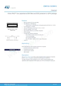 EMIF08-1005M16 Datasheet Cover