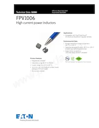 FPV1006-85-R Datasheet Cover