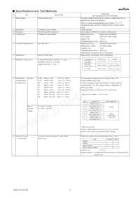 GRM155R61A105ME01J Datasheet Page 2
