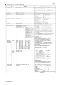 GRM219R61C226ME15L Datasheet Pagina 2