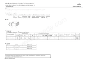 GRM31C5C1H563JA01K Datasheet Copertura