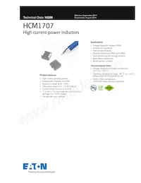 HCM1707-8R2-R數據表 封面