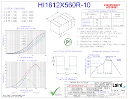 HI1612X560R-10 Datasheet Copertura