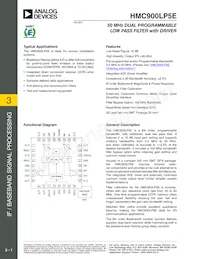 HMC900LP5E Datasheet Cover