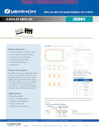 JX5011C0120.000000 Datenblatt Cover
