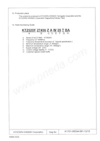 KT2520F27456ZAW28TBA Datasheet Pagina 13