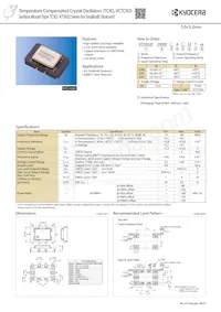 KT5032F12800KAW33TAA Datasheet Cover