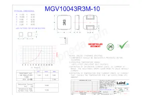 MGV10043R3M-10 Datasheet Copertura