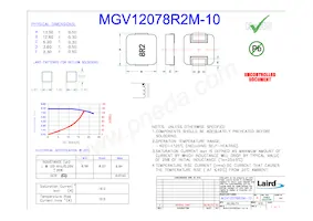 MGV12078R2M-10 Datasheet Cover