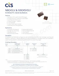 MXO45HSTLV-6C-37M0560 Datenblatt Cover