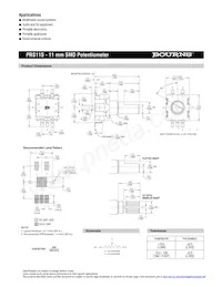 PRS11S-N20K-503B1 Datenblatt Seite 2