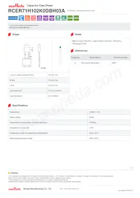 RCER71H102K0DBH03A Datasheet Cover