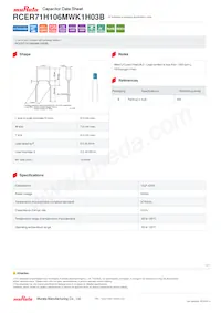 RCER71H106MWK1H03B Datasheet Cover