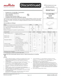 RO3073A-5 Datasheet Cover
