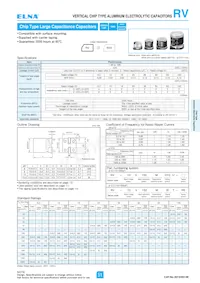 RV-16V101MG68U-R Datasheet Cover