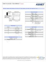 T491V156M025ZT Datasheet Cover