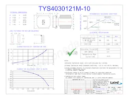 TYS4030121M-10 Datasheet Copertura