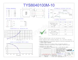 TYS8040100M-10 Datenblatt Cover