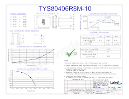 TYS80406R8M-10 Datasheet Copertura