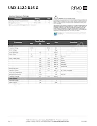 UMX-1132-D16-G Datasheet Pagina 2