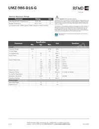 UMZ-986-D16-G Datasheet Page 2