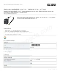 1400589 Datasheet Cover